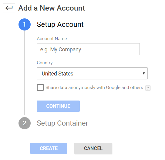 setup google tag manager setup google tag manager